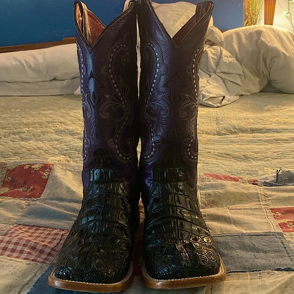 Ferrini all leather cowboy boots - Picture 4 of 13